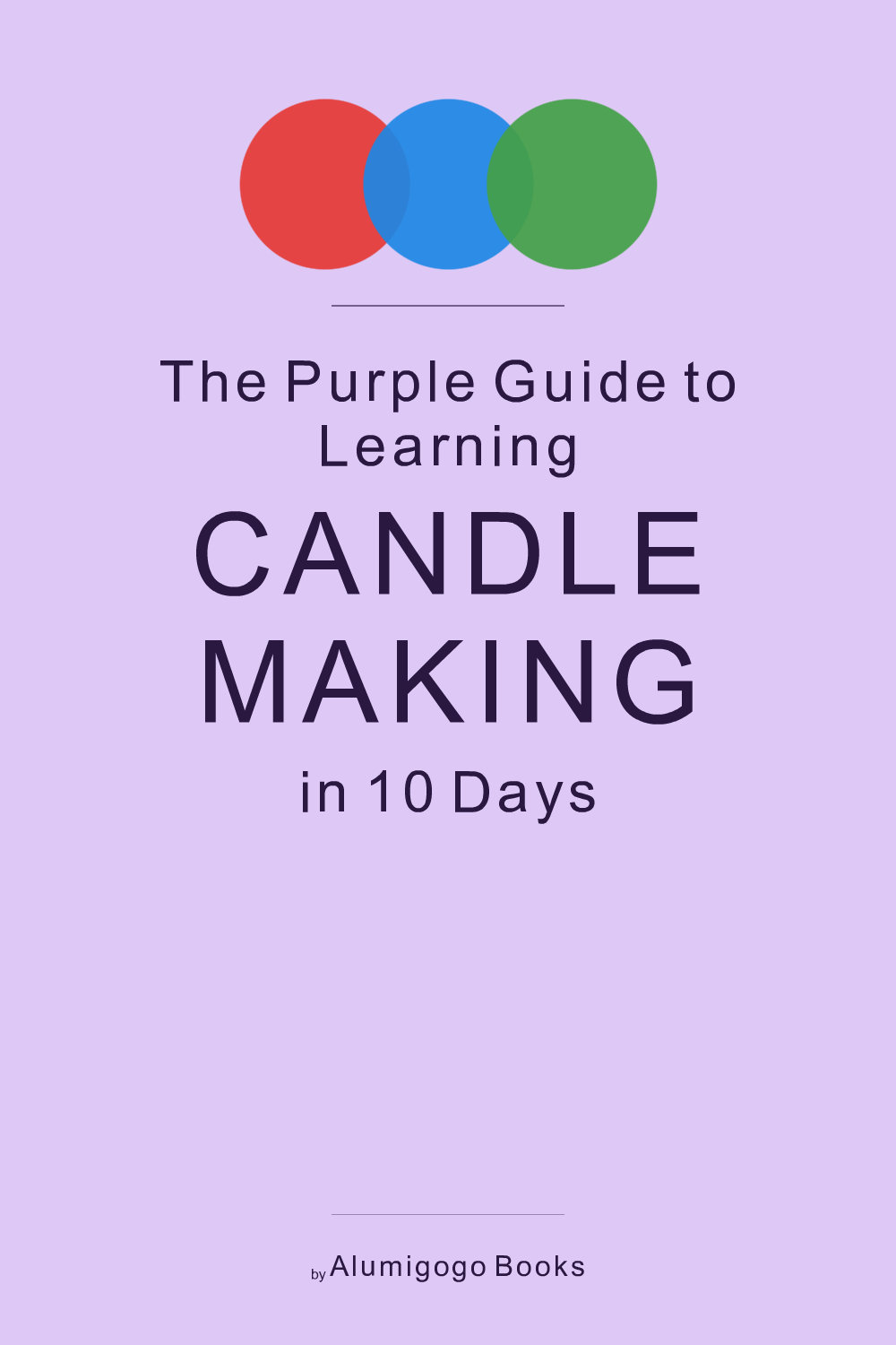 Cover of The Purple Guide to Learning Candle Making in 10 Days