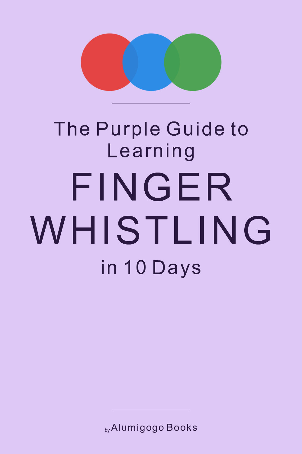 Cover of The Purple Guide to Learning Finger Whistling in 10 Days