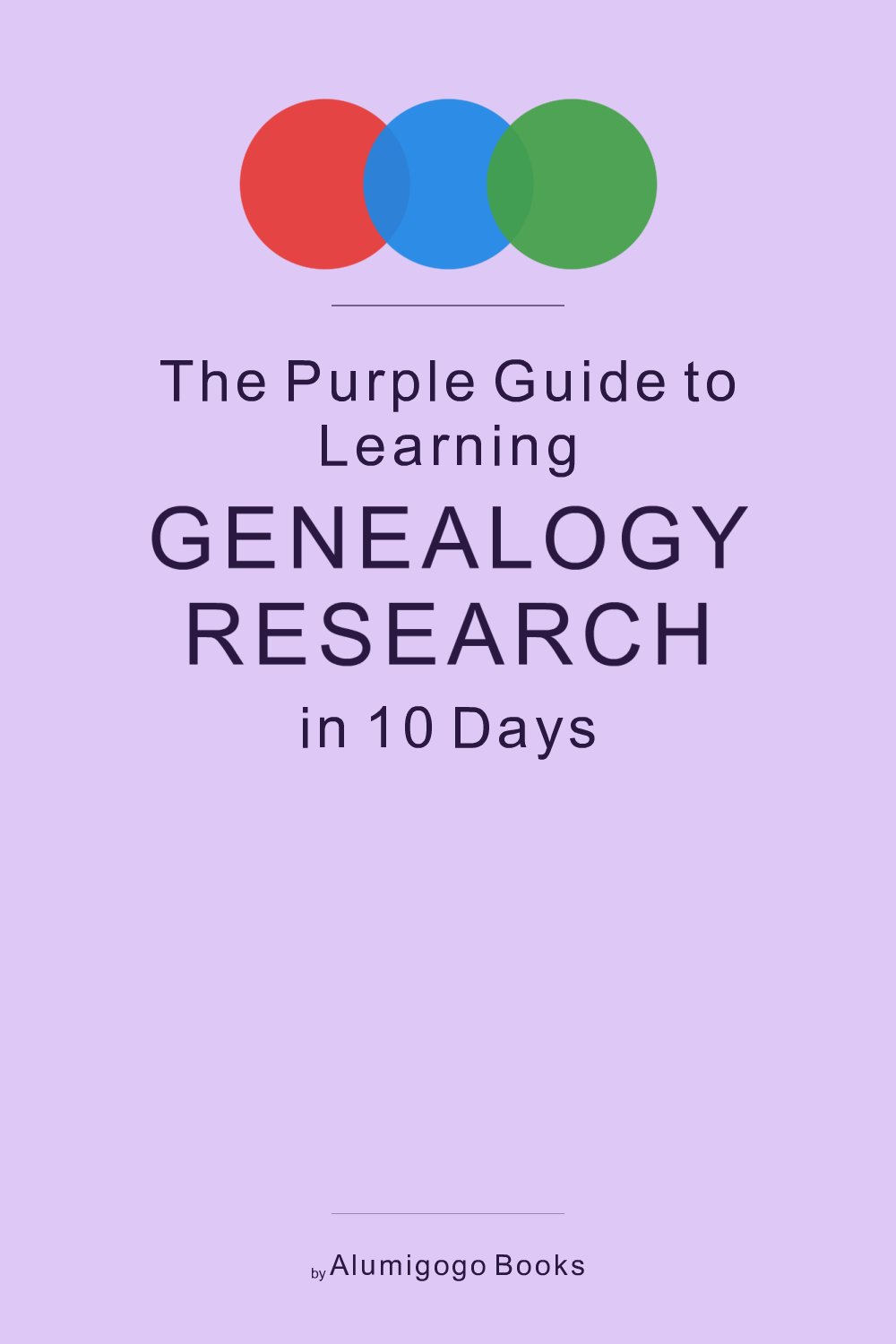 Cover of The Purple Guide to Learning Genealogy Research in 10 Days