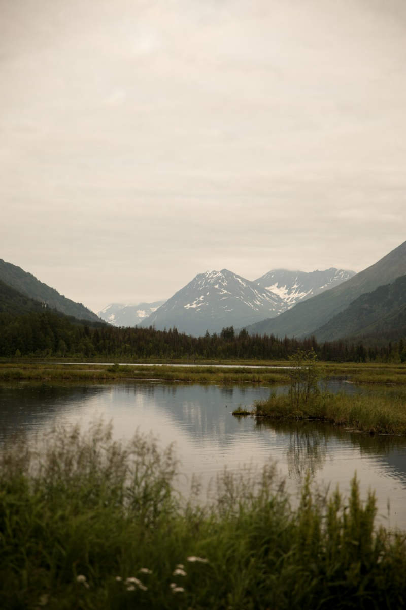 Wall Poster - Alpine Lake in Alaska