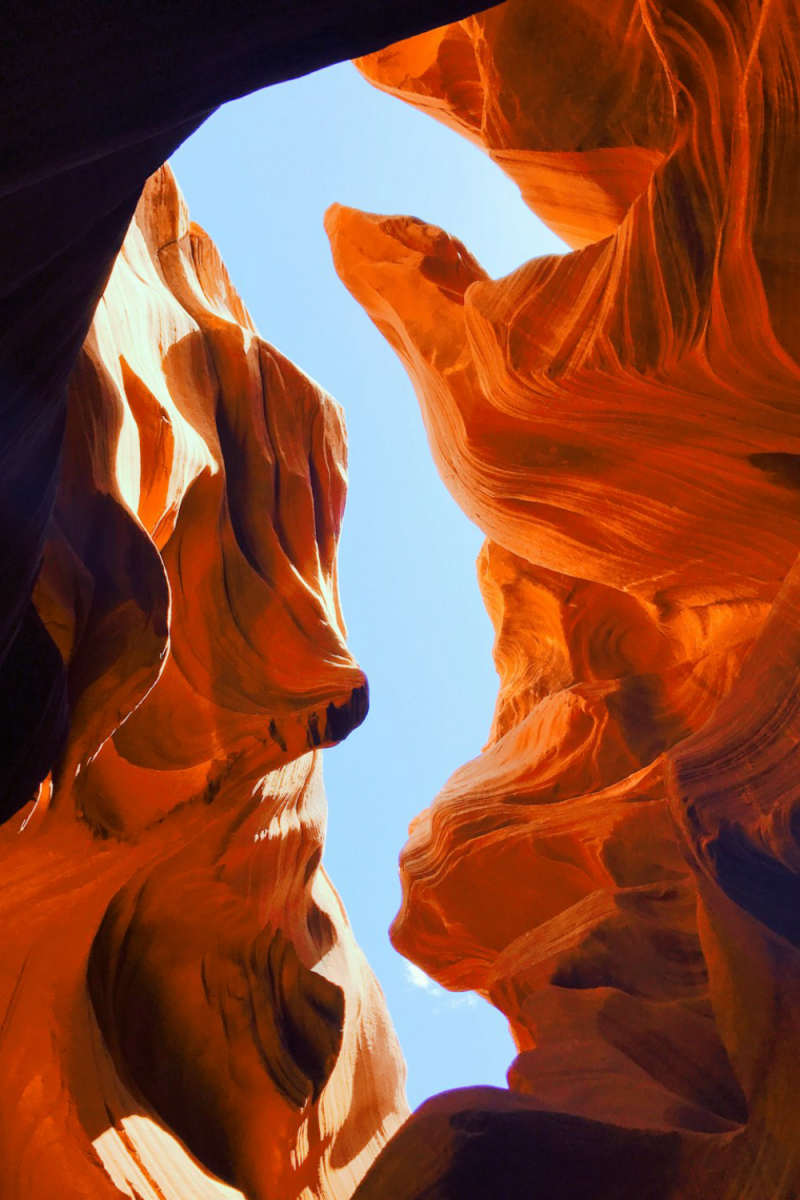 Wall Poster - Alpine Lake in Antelope Canyon