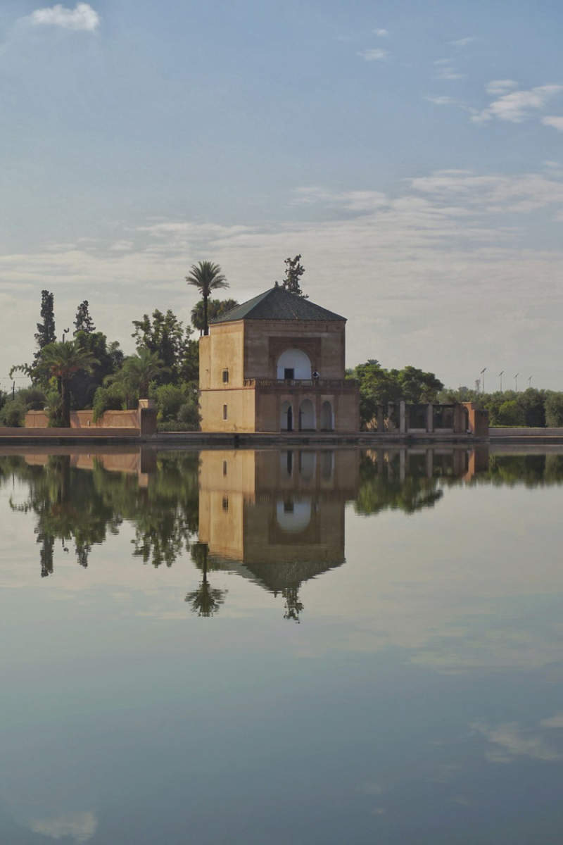 Wall Poster - Alpine Lake in Marrakech