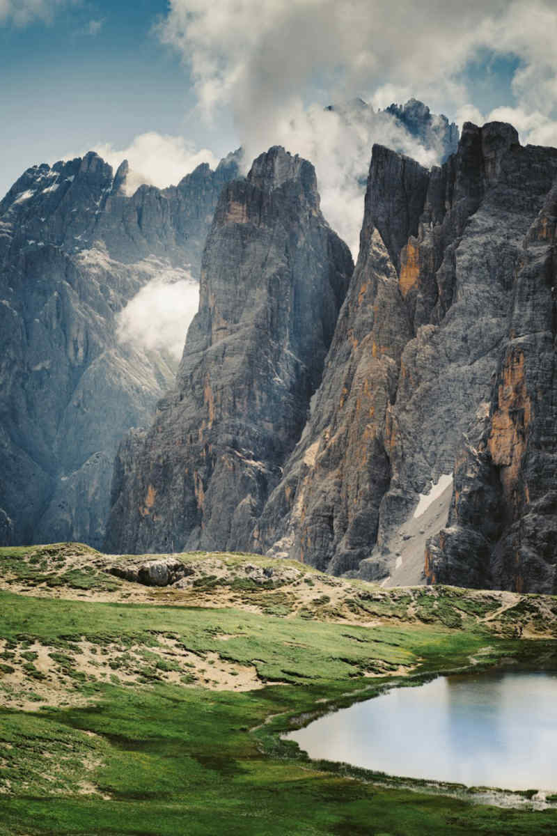 Wall Poster - Alpine Lake in the Dolomites