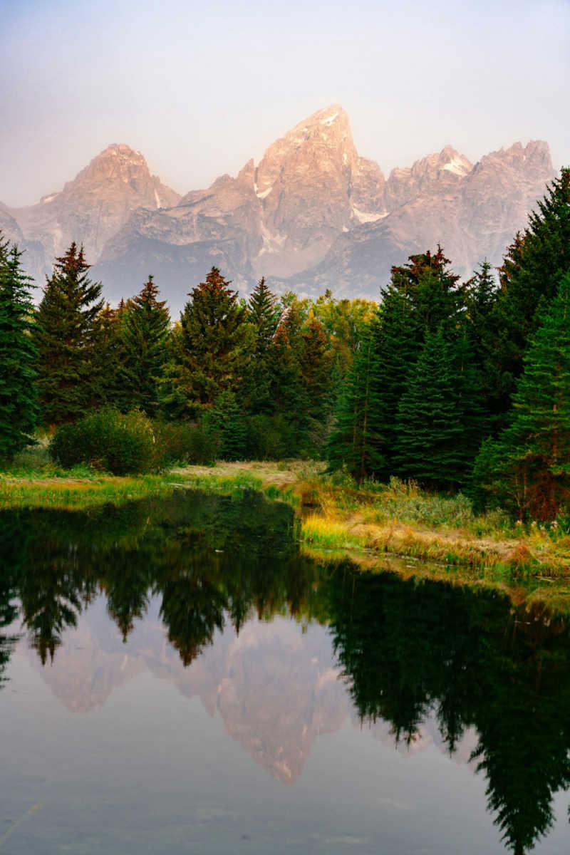 Wall Poster - Alpine Lake in the Grand Tetons