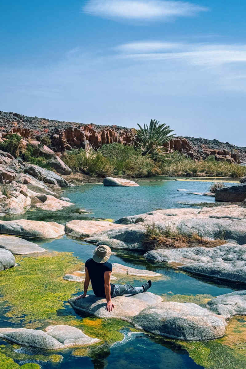Wall Poster - Alpine Lake in the Sahara