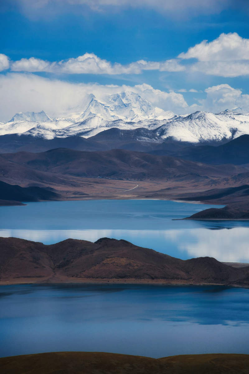 Wall Poster - Alpine Lake in Tibet
