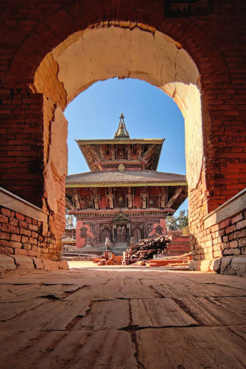 Wall Poster - Ancient Ruins in Nepal