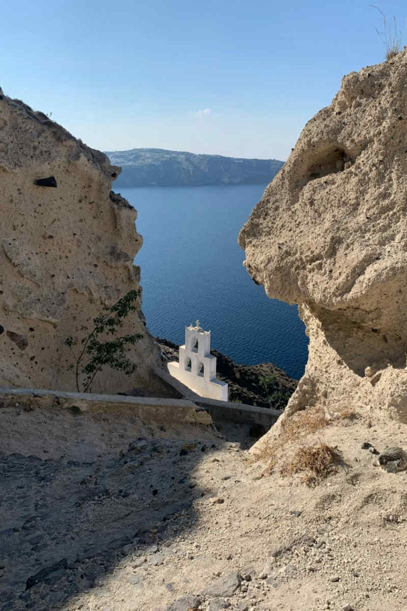 Wall Poster - Ancient Ruins in Santorini