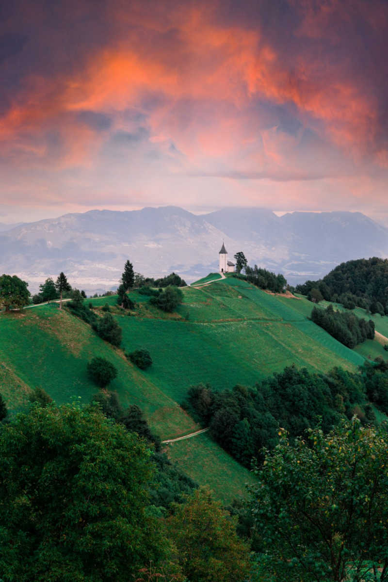 Wall Poster - Ancient Ruins in Slovenia