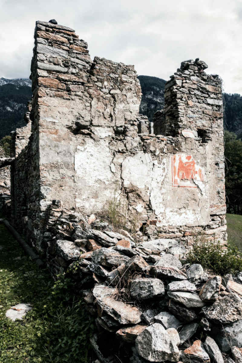 Wall Poster - Ancient Ruins in Switzerland