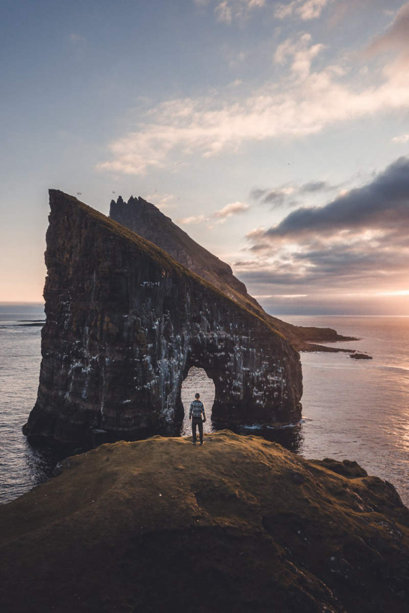 Wall Poster - Ancient Ruins in the Faroe Islands