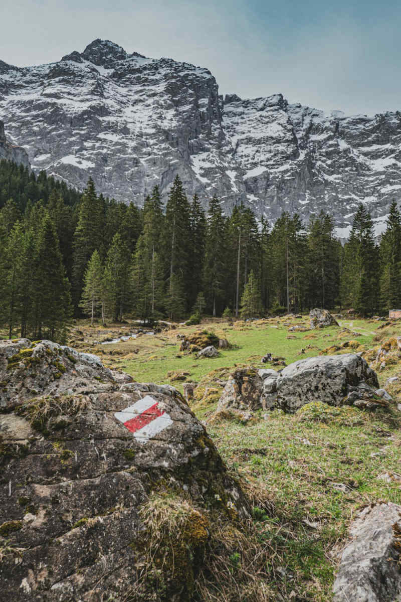Wall Poster - Ancient Ruins in the Swiss Alps