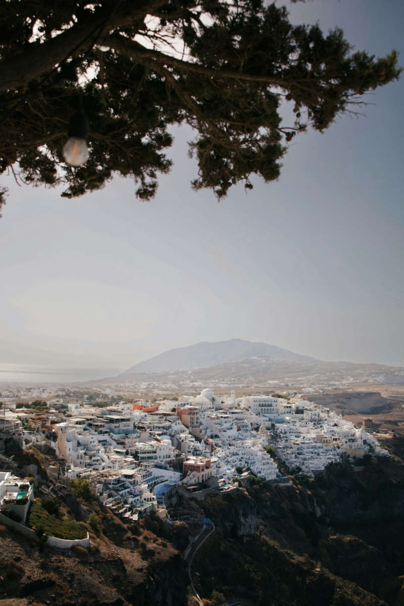 Wall Poster - Autumn Forest in Santorini