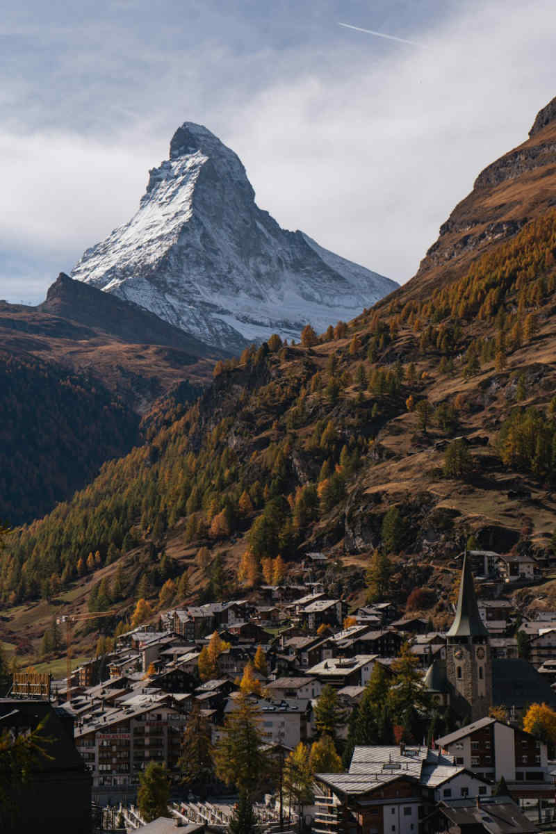 Wall Poster - Autumn Forest in Zermatt