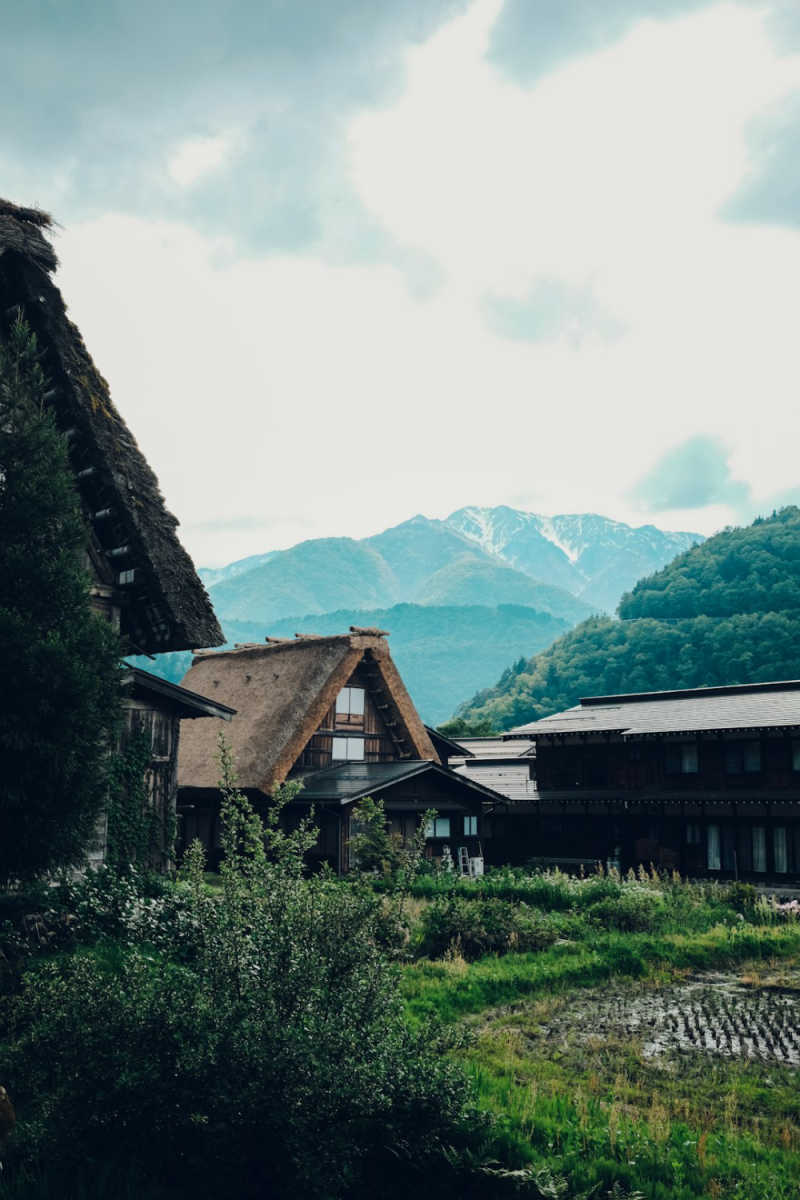 Wall Poster - Barn in Japan
