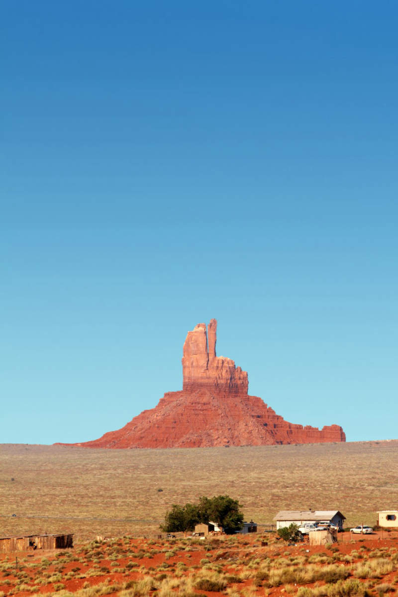 Wall Poster - Barn in Monument Valley