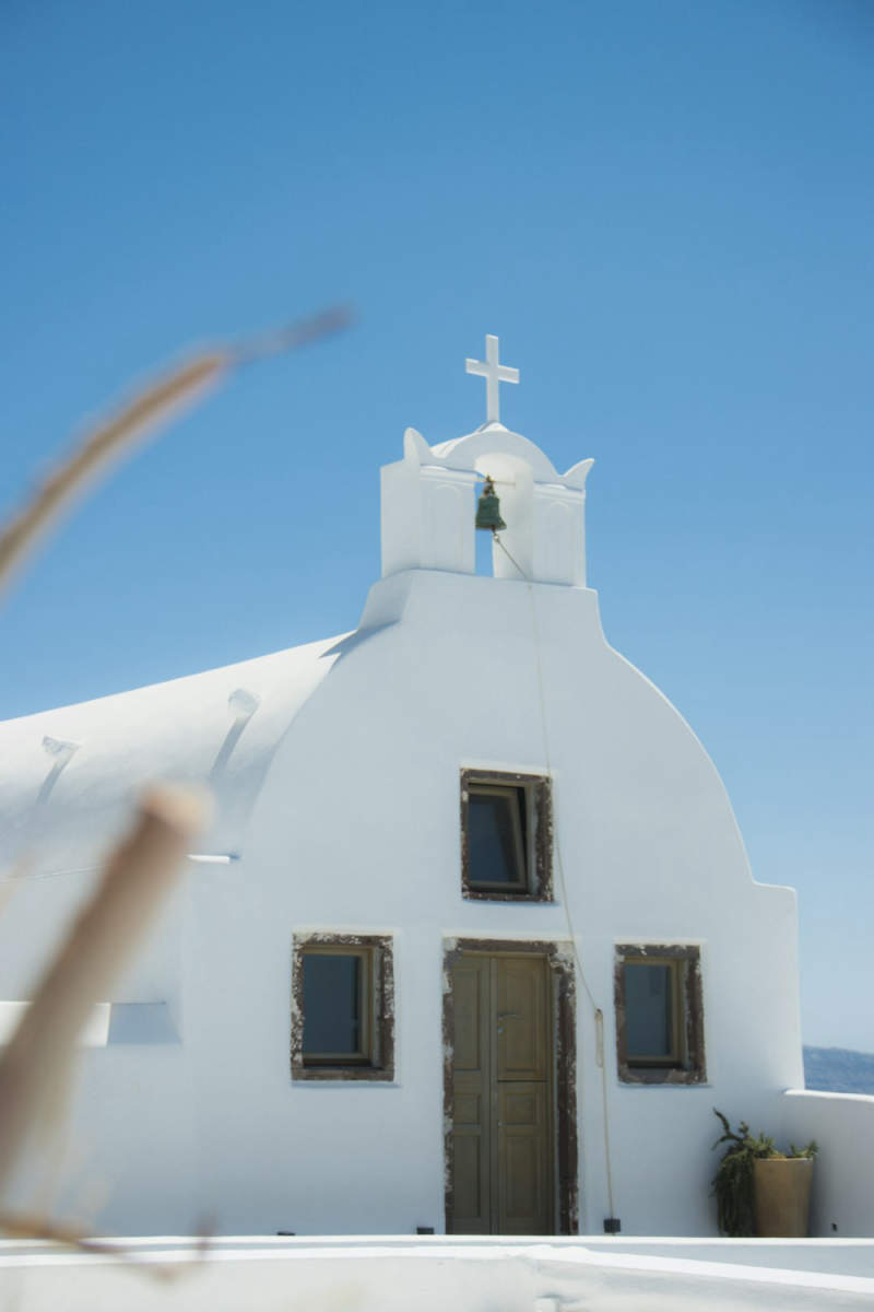 Wall Poster - Barn in Santorini