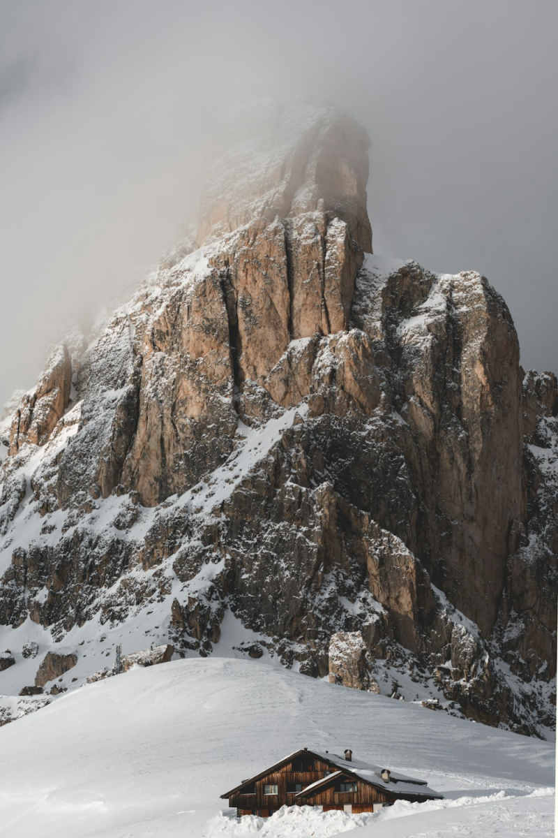 Wall Poster - Barn in the Dolomites