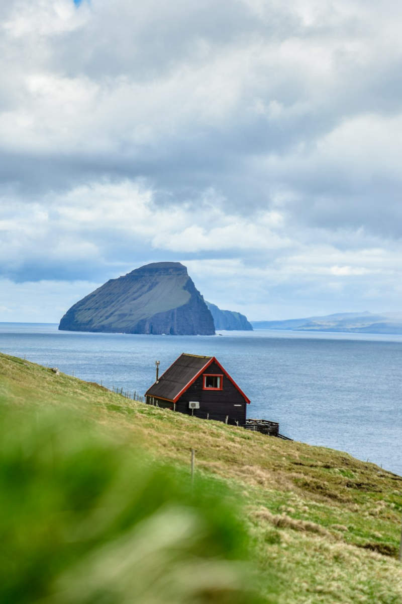Wall Poster - Barn in the Faroe Islands