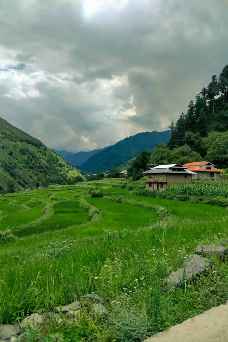 Wall Poster - Barn in the Himalayas