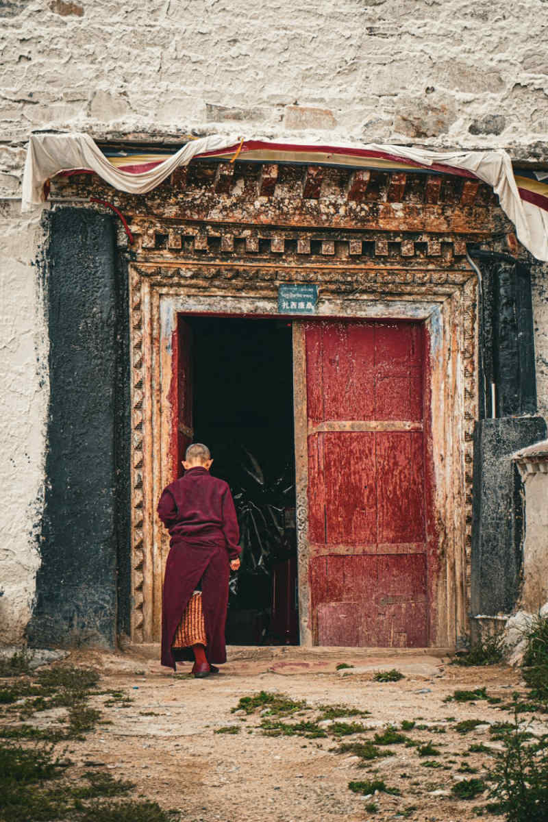 Wall Poster - Barn in Tibet