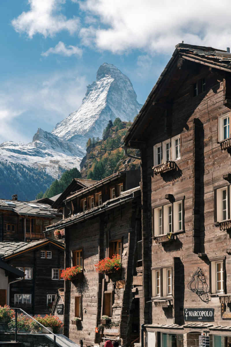 Wall Poster - Barn in Zermatt