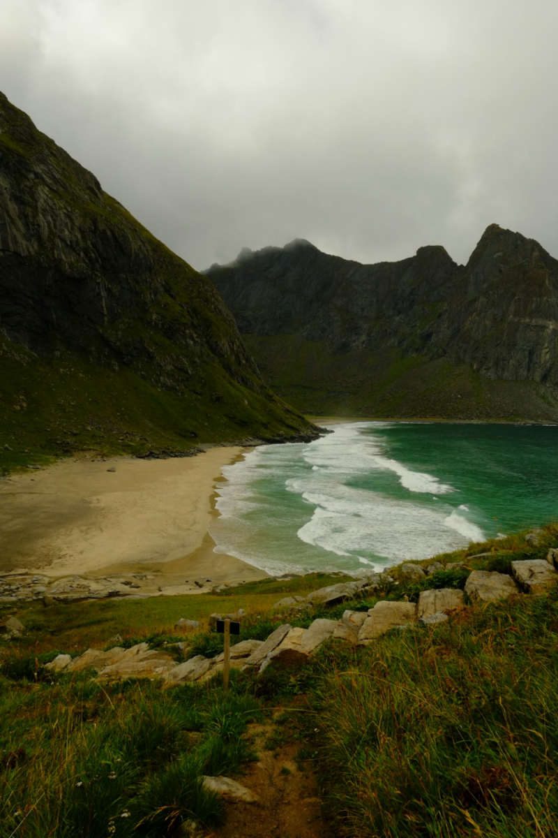 Wall Poster - Beach in the Rocky Mountains