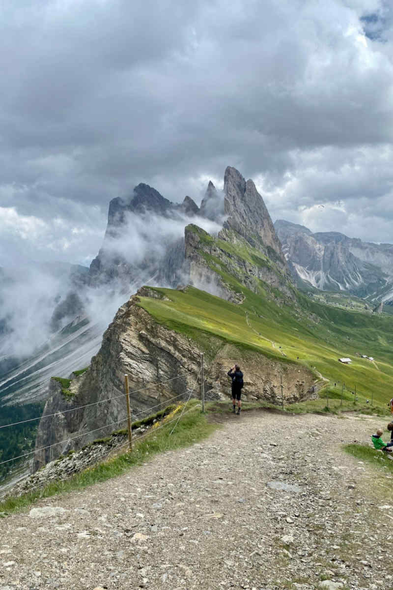 Wall Poster - Boardwalk in the Dolomites
