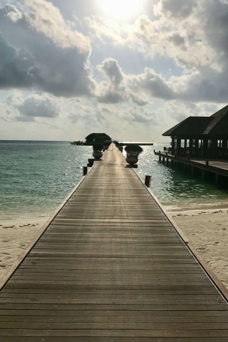 Wall Poster - Boardwalk in the Maldives