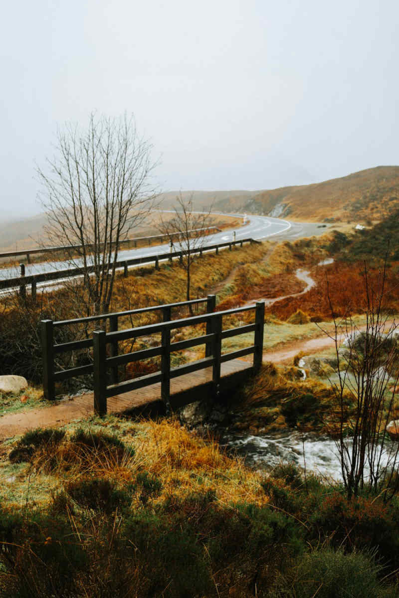 Wall Poster - Boardwalk in the Scottish Highlands