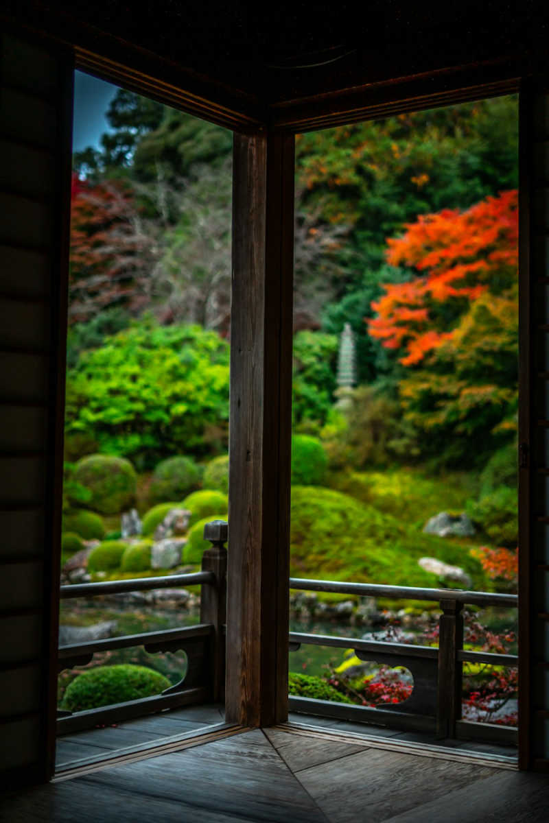 Wall Poster - Bonsai Garden in Kyoto