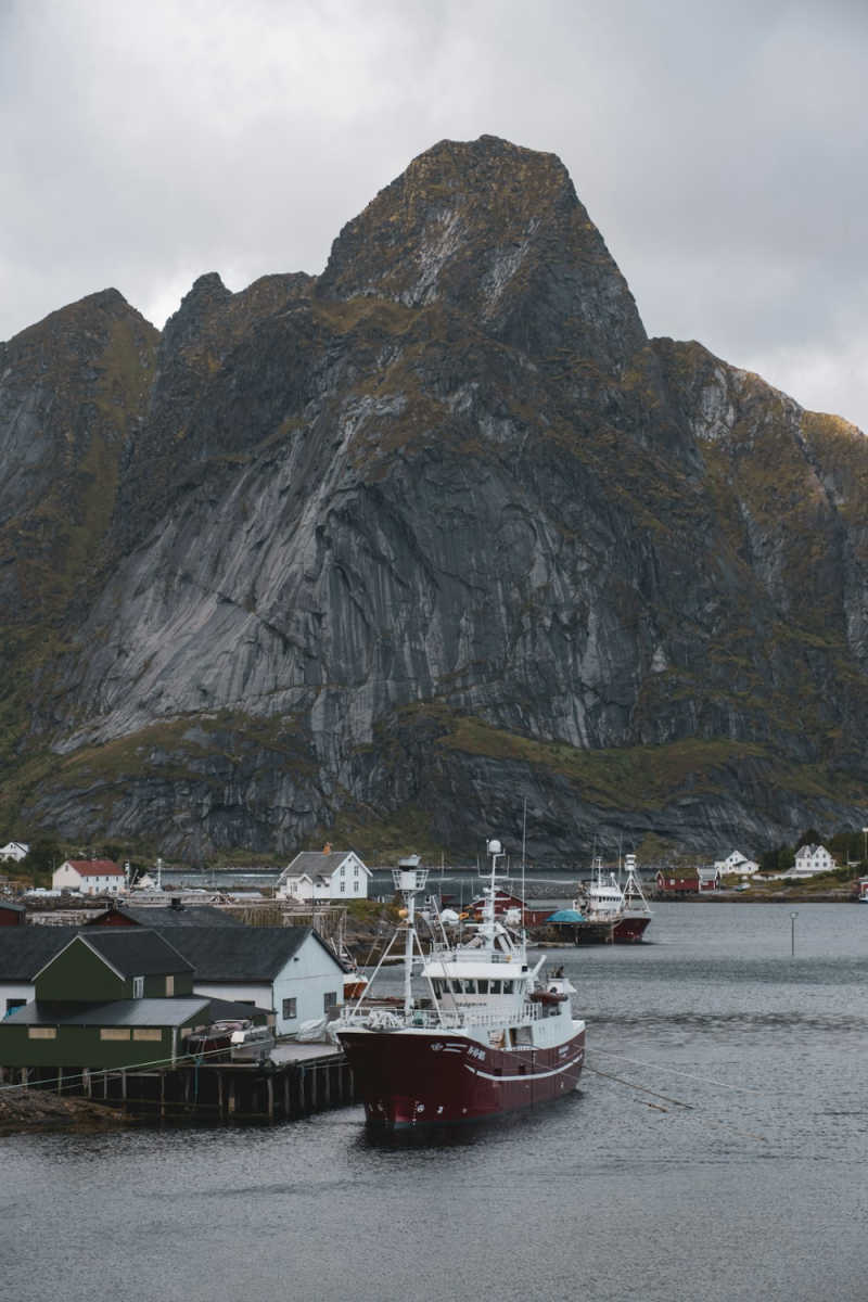 Wall Poster - Canal in the Lofoten Islands