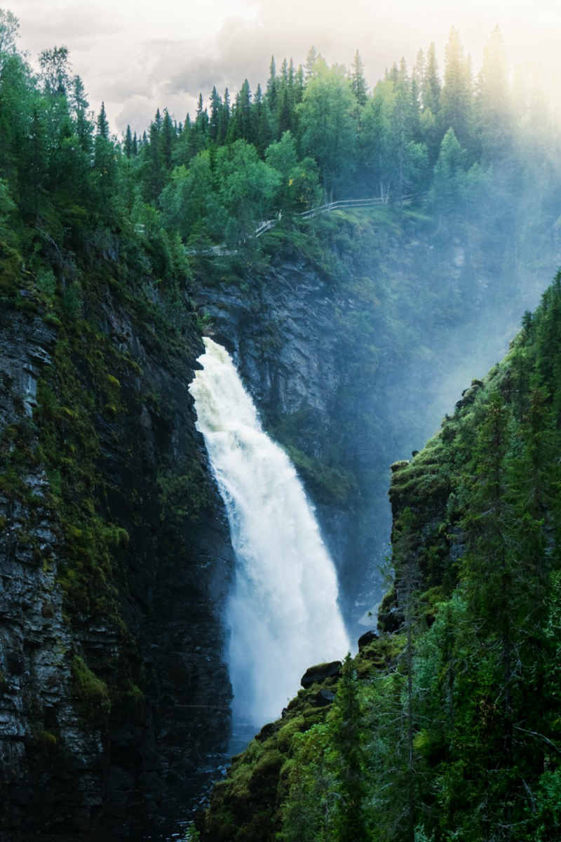 Wall Poster - Canyon in Lapland