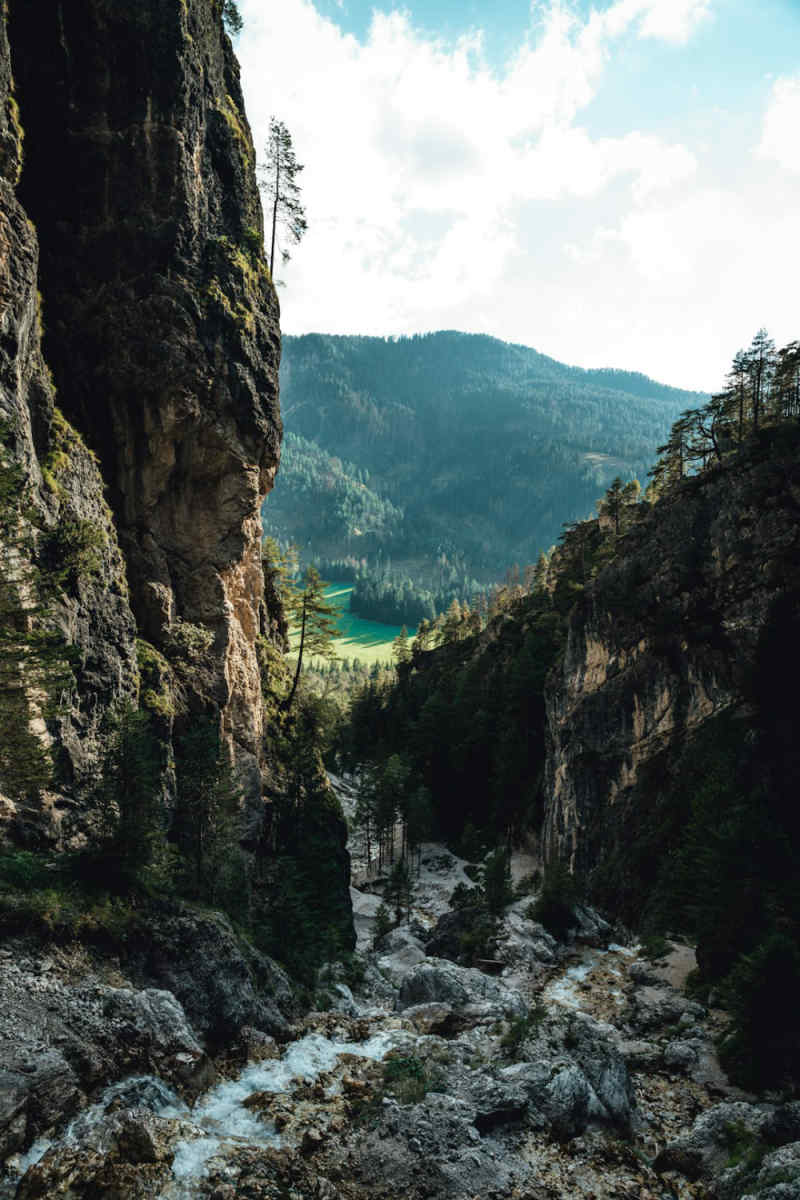 Wall Poster - Canyon in the Dolomites