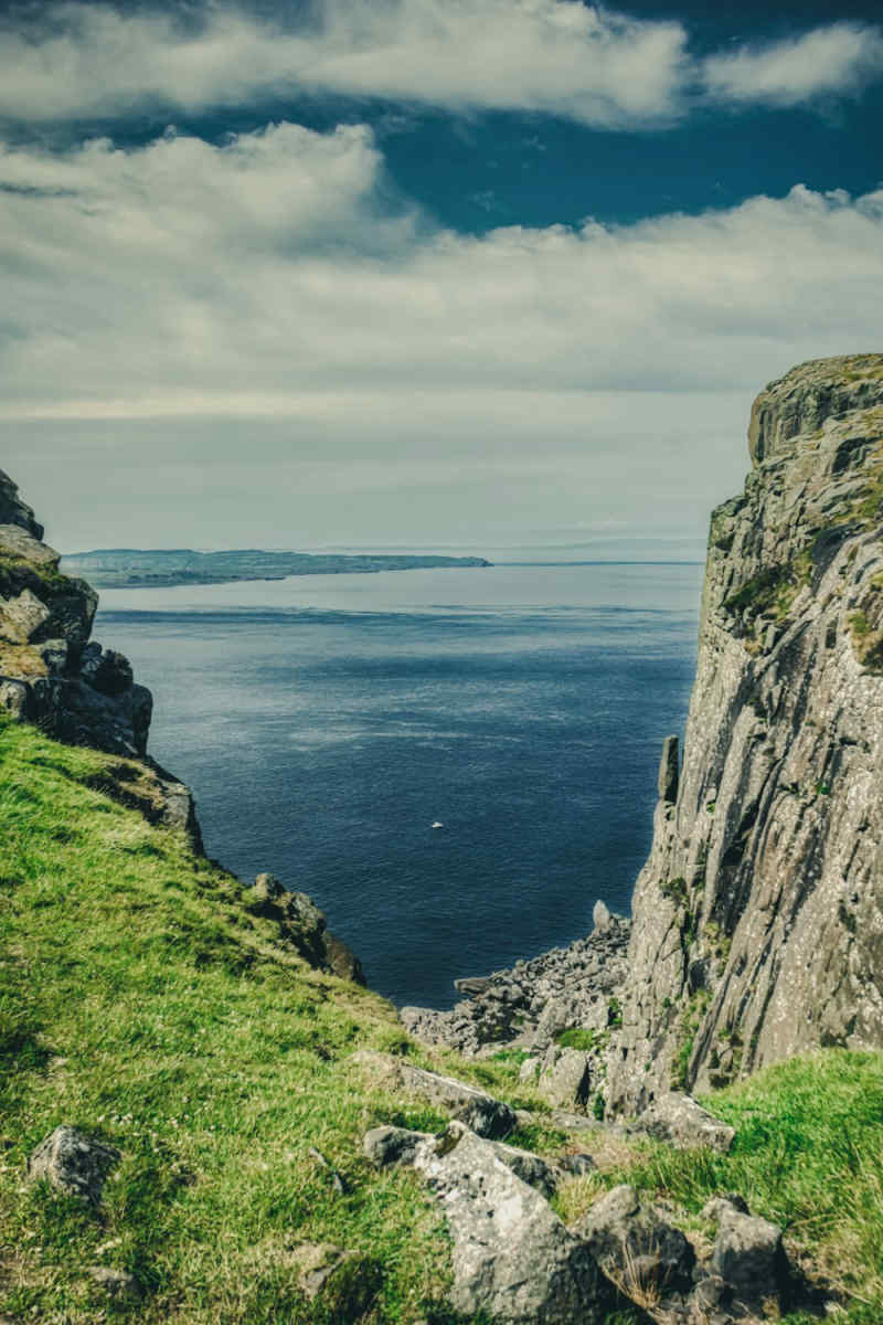 Wall Poster - Canyon in the Scottish Coast
