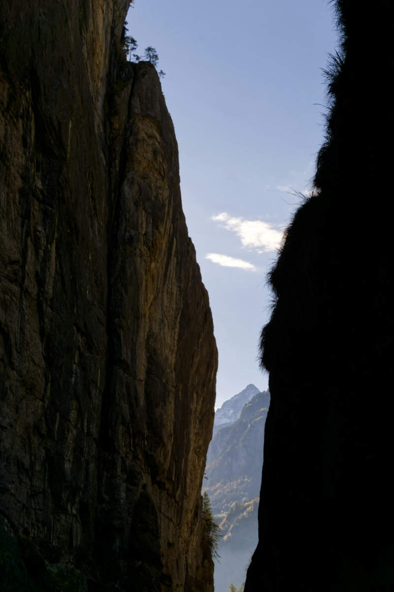 Wall Poster - Canyon in the Swiss Alps