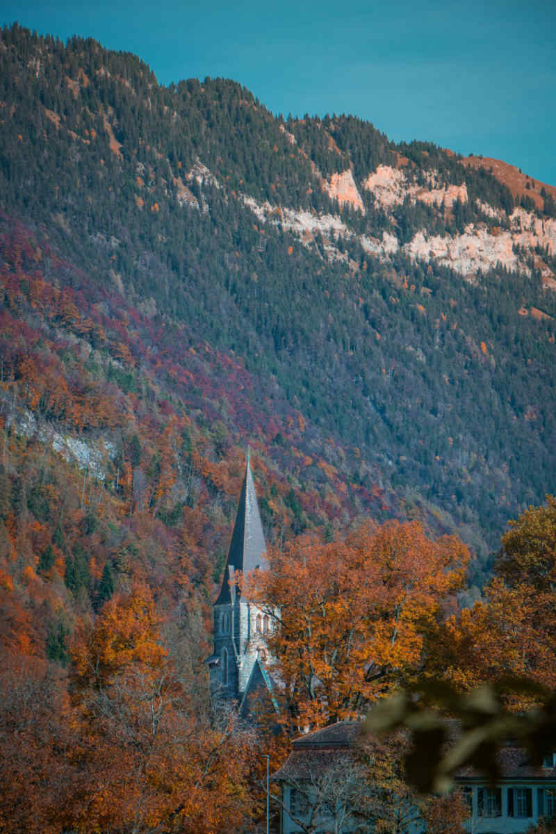 Wall Poster - Castle in Interlaken