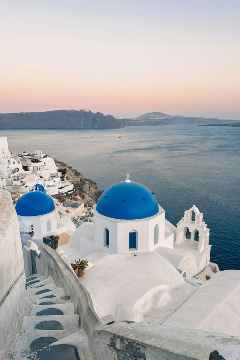 Wall Poster - Castle in Santorini