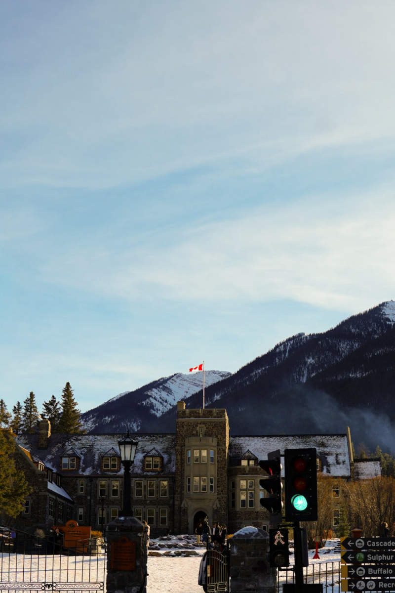 Wall Poster - Castle in the Canadian Rockies