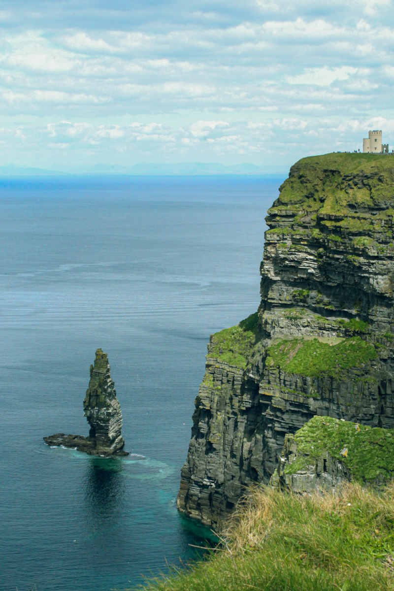 Wall Poster - Castle in the Cliffs of Moher