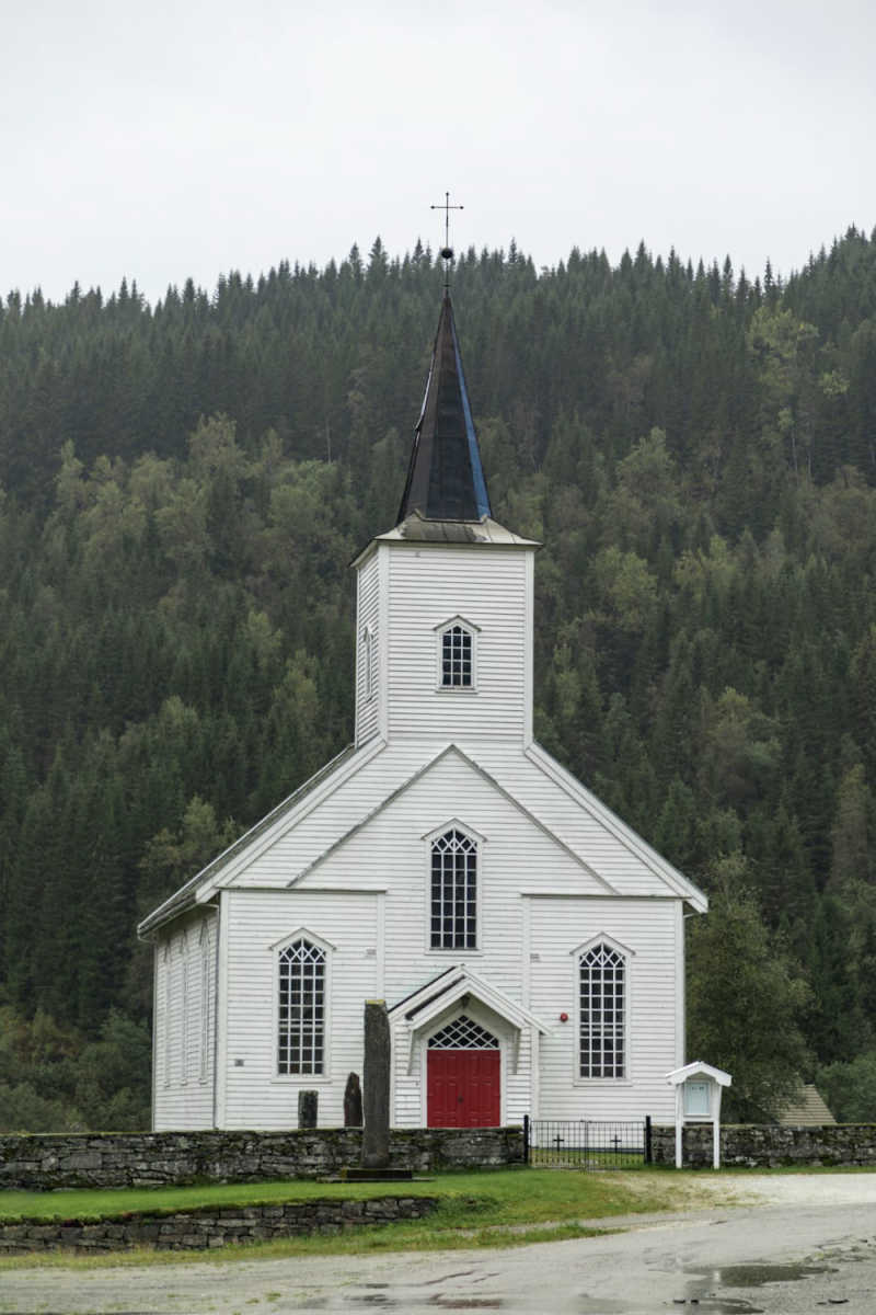 Wall Poster - Chapel in Norway