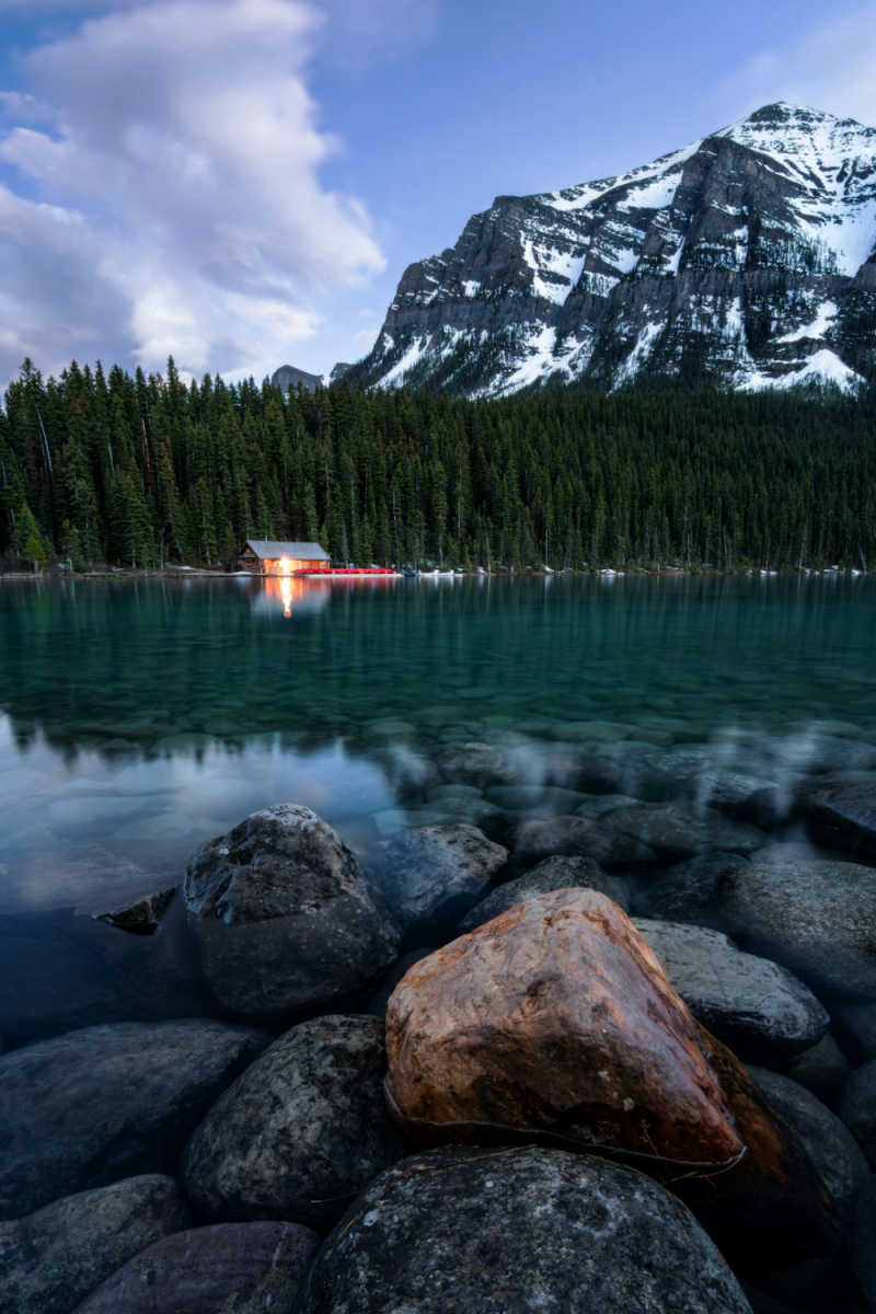 Wall Poster - Chapel in the Canadian Rockies