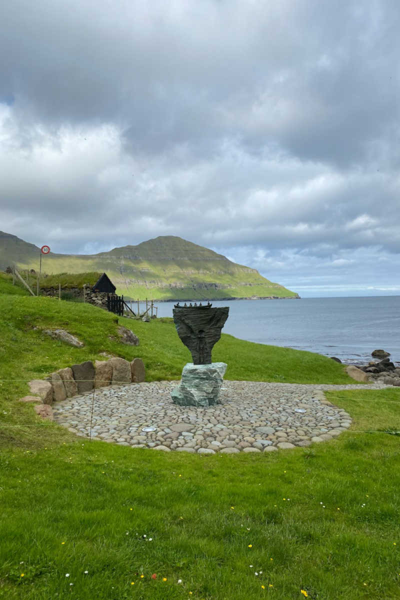 Wall Poster - Cherry Blossom Tree in the Faroe Islands