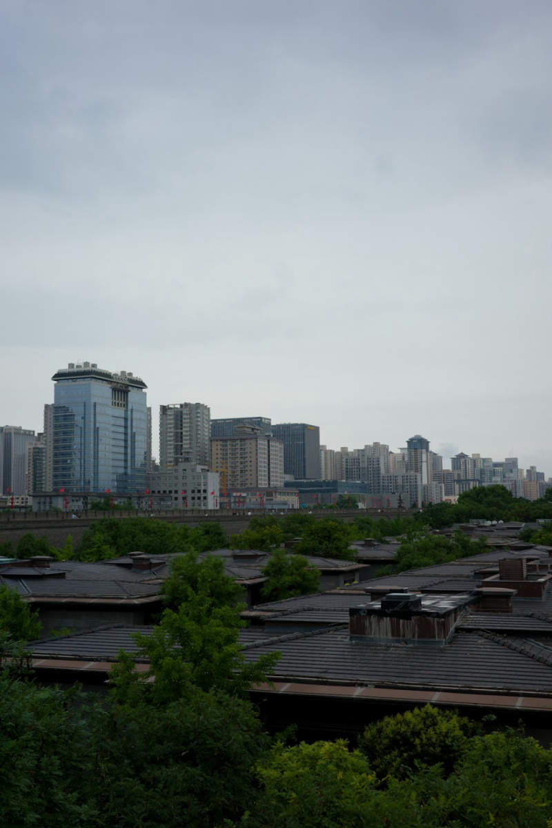 Wall Poster - City Rooftops in China