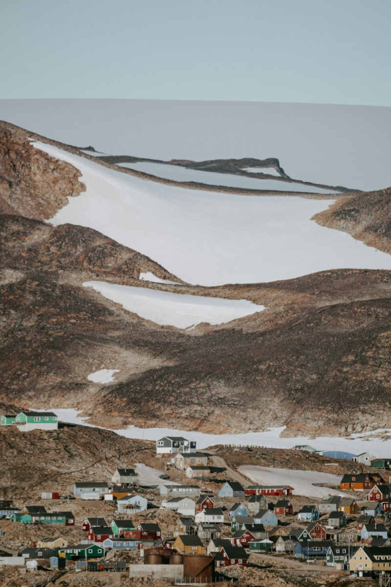 Wall Poster - City Rooftops in Greenland