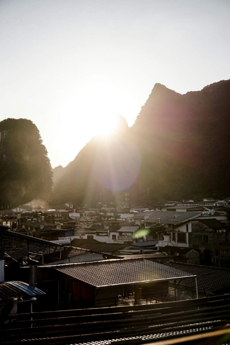 Wall Poster - City Rooftops in Guilin