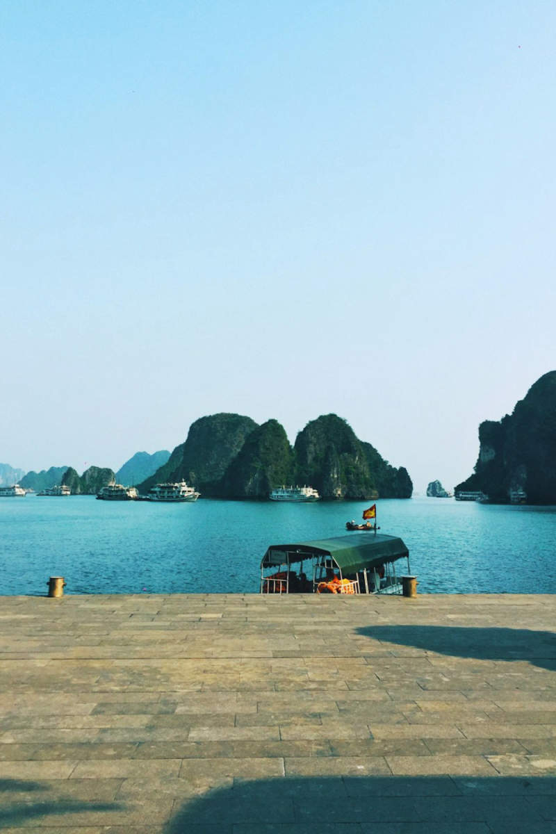 Wall Poster - City Rooftops in Halong Bay