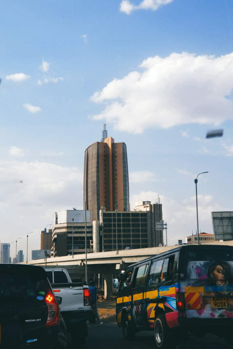 Wall Poster - City Rooftops in Kenya