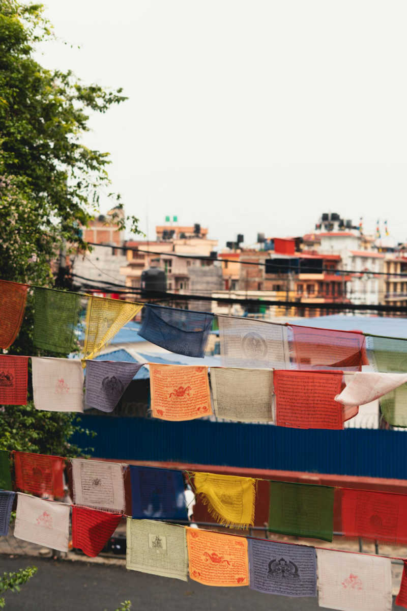 Wall Poster - City Rooftops in Nepal