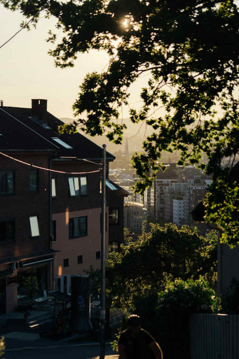 Wall Poster - City Rooftops in Norway